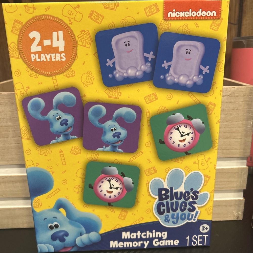 Blue's Clues & You! Memory Match Game Box Set‎ NEW